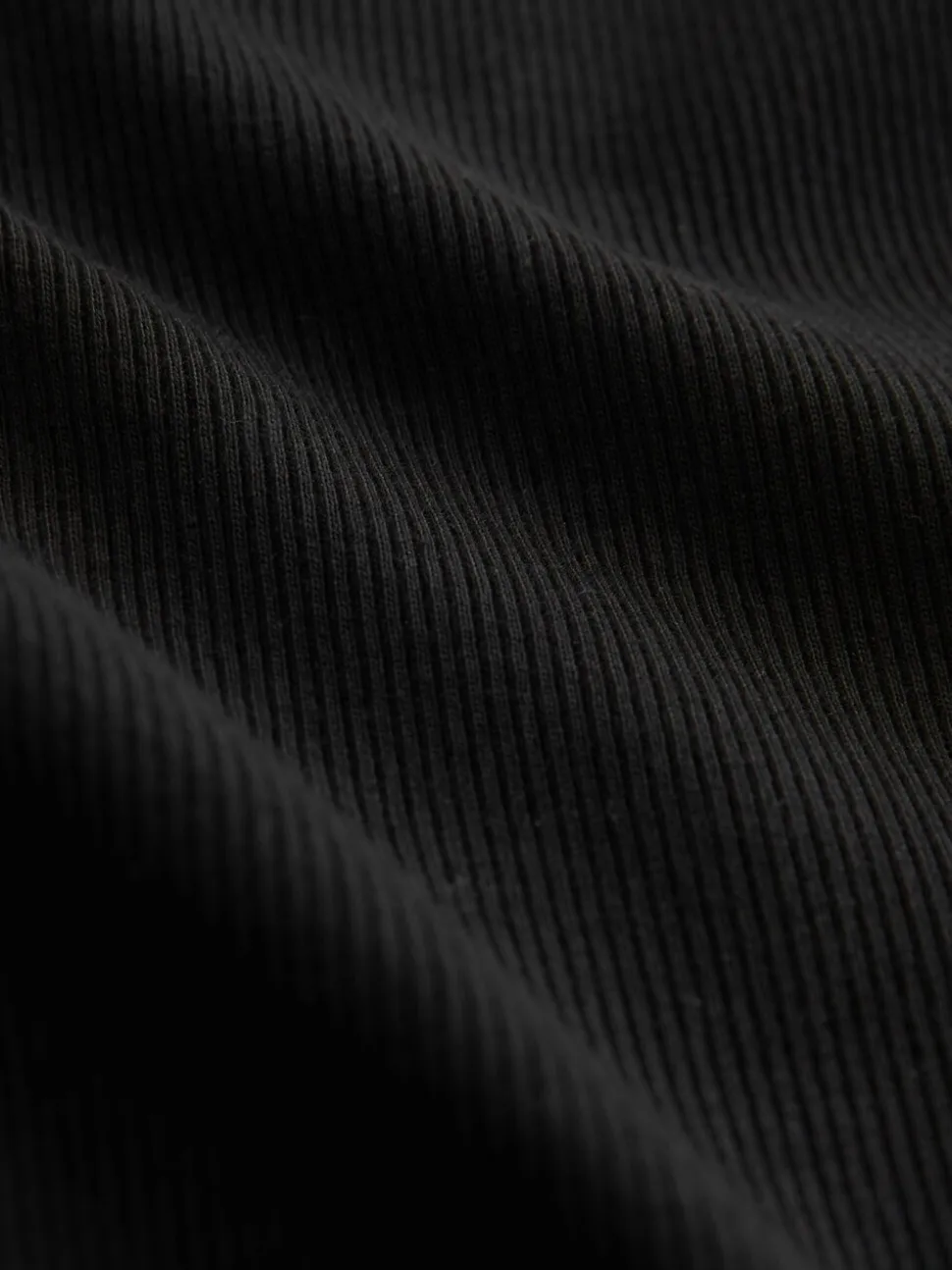 Black/Gold Trim Hardware Detail Racer Ribbed Vest Top