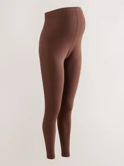 Black/Navy Blue/Brown Maternity Leggings 3 Pack