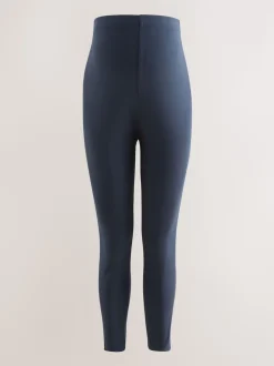 Black/Navy Blue/Brown Maternity Leggings 3 Pack