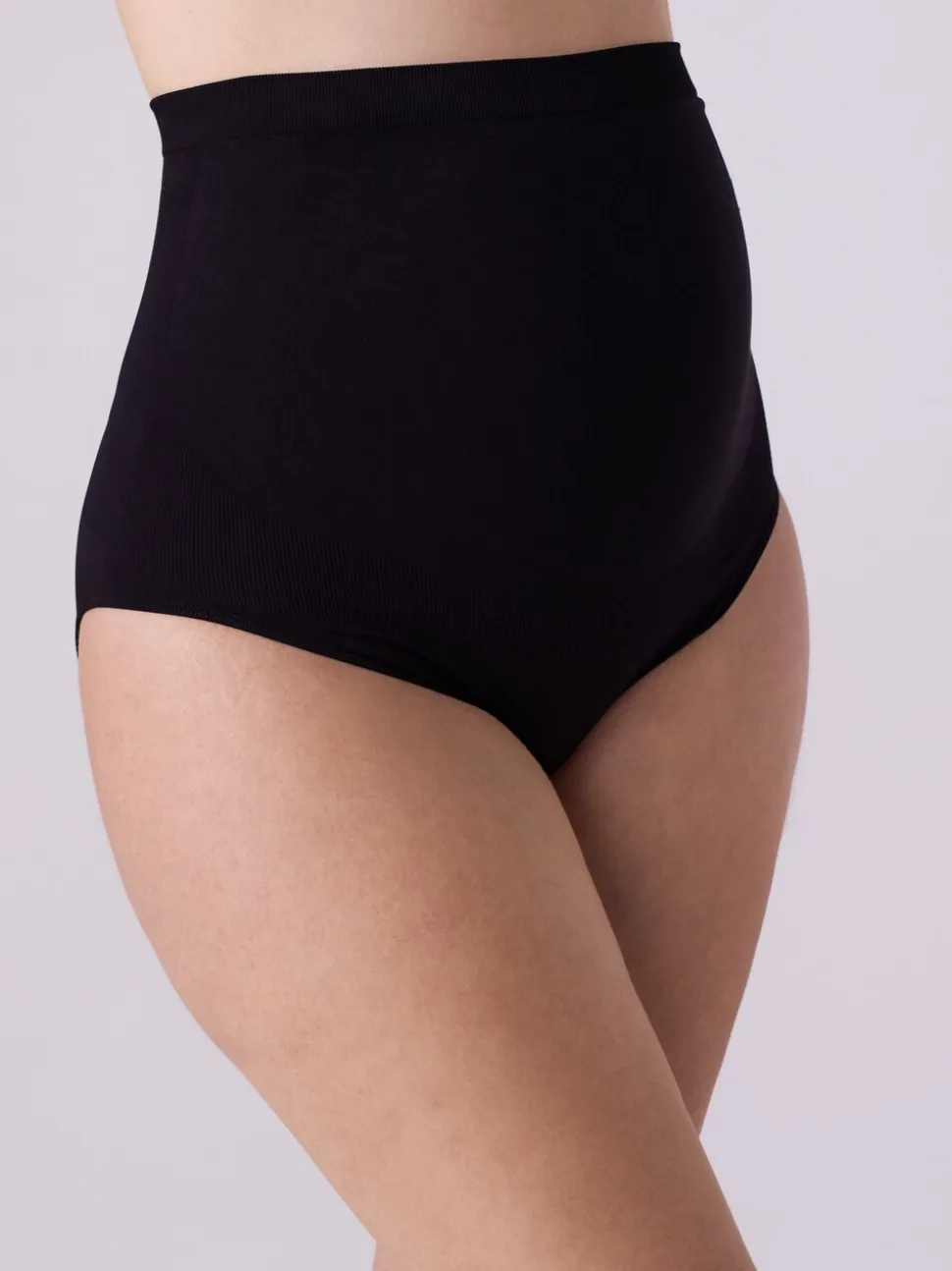 Black/Pink Full Brief Maternity Short Knickers 2 Pack