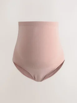 Black/Pink Full Brief Maternity Short Knickers 2 Pack