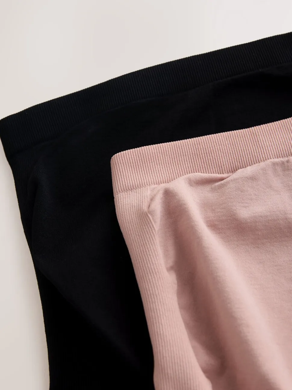 Black/Pink Full Brief Maternity Short Knickers 2 Pack