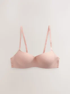 Black/Pink Light Pad Non Wire Ultimate Comfort Bras 2 Pack