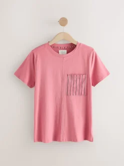 Black/Pink Stripe Short Set Pyjamas 2 Pack