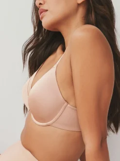 Black/Praline Nude Full Cup A-E Smoothing Ultimate Comfort Bras 2 Pack