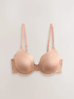 Black/Praline Nude Full Cup A-E Smoothing Ultimate Comfort Bras 2 Pack