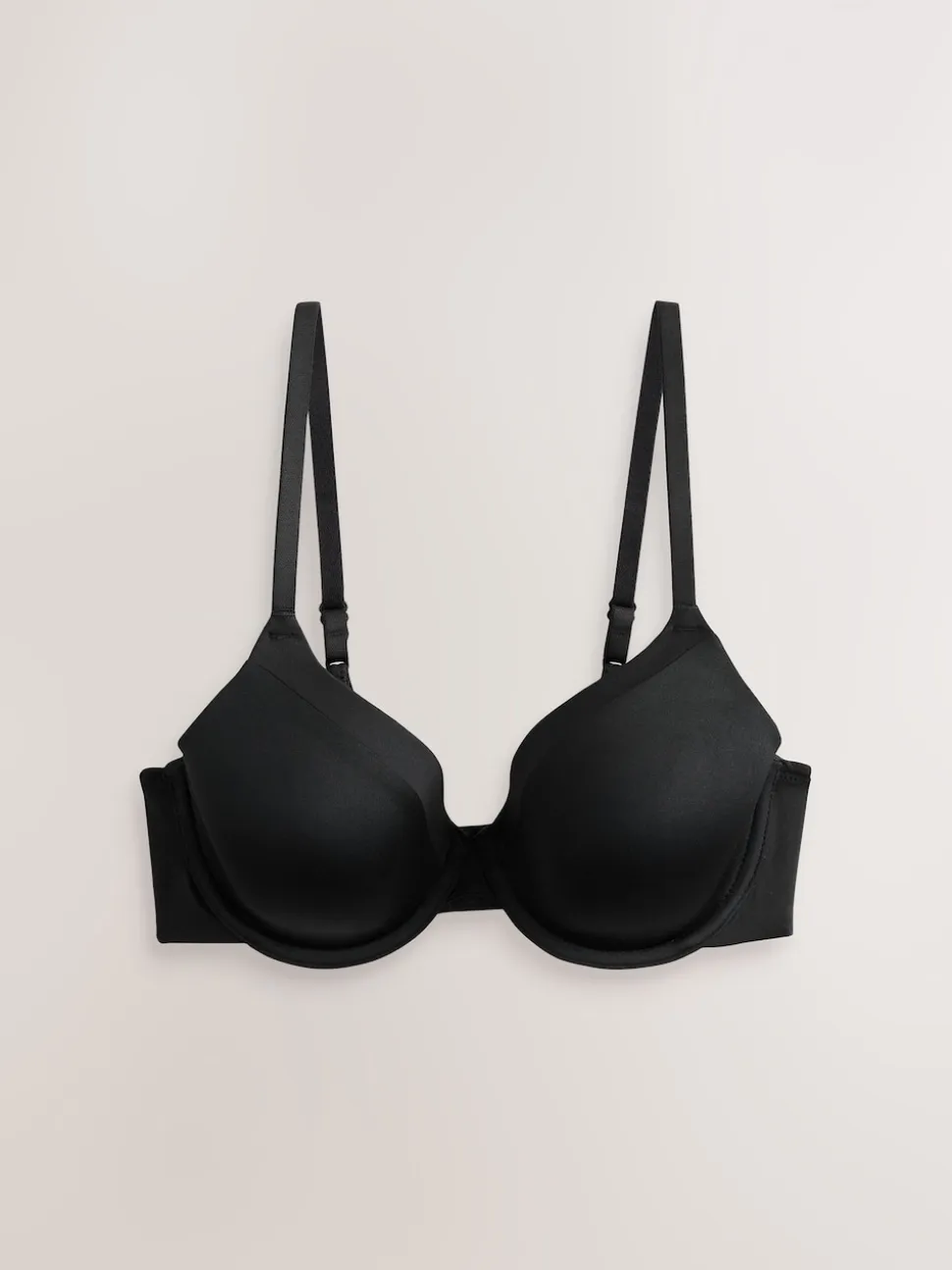 Black/Praline Nude Full Cup A-E Smoothing Ultimate Comfort Bras 2 Pack