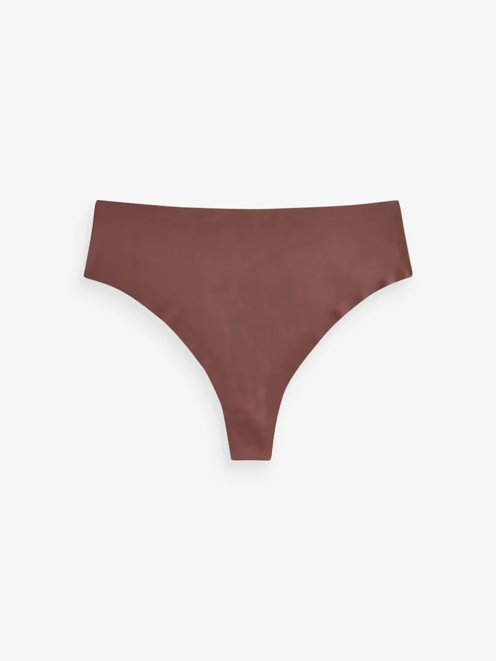 Black/Praline Nude/Chocolate Nude High Waisted Thong No VPL Comfort Knickers 3 Pack