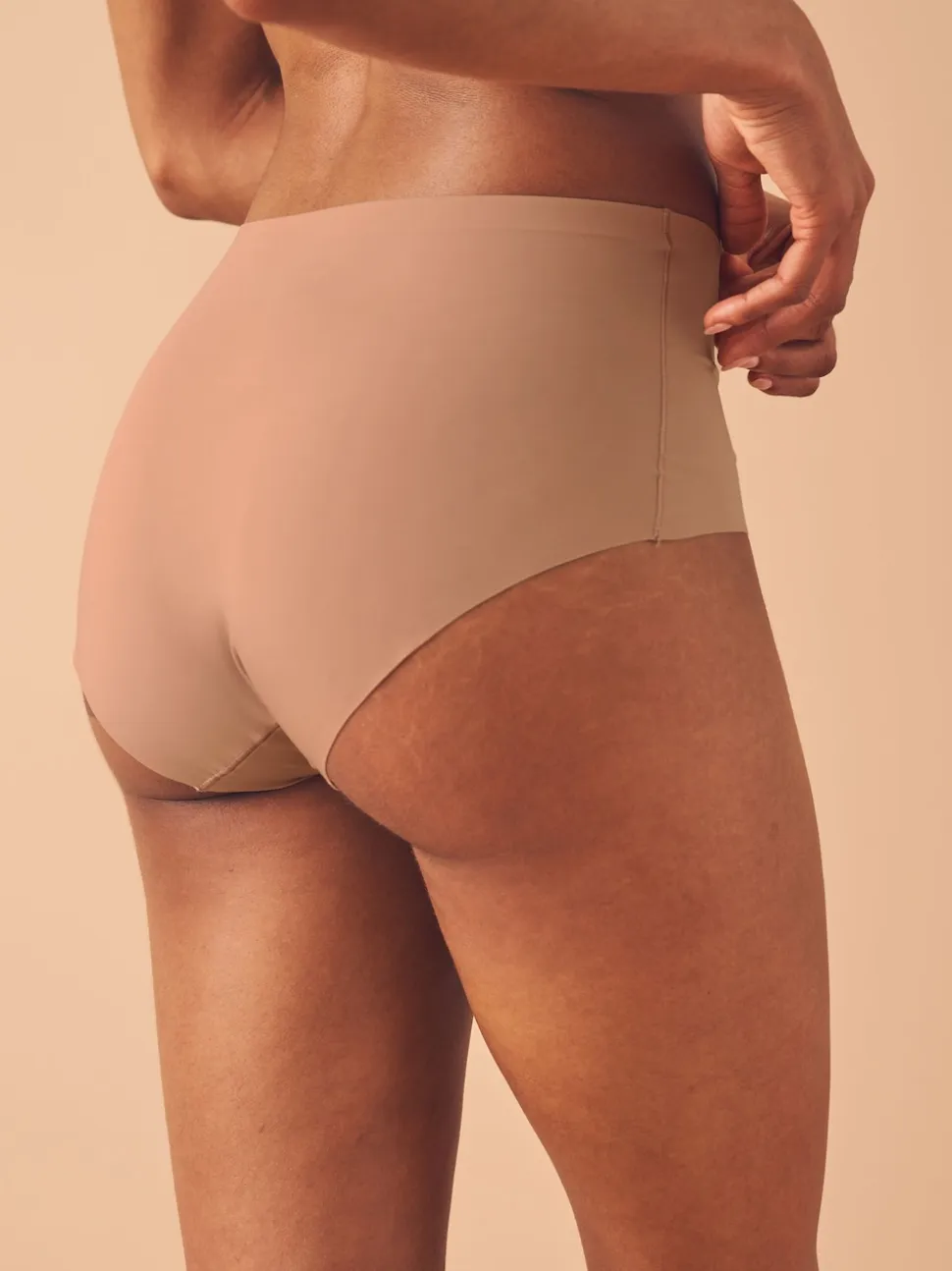 Black/Praline Nude/Chocolate Nude Midi No VPL Comfort Knickers 3 Pack