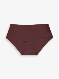 Black/Praline Nude/Chocolate Nude Short No VPL Comfort Knickers 3 Pack