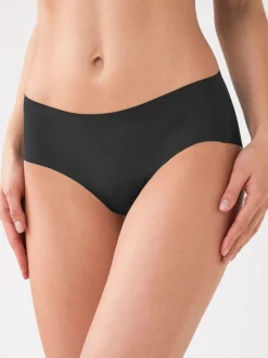 Black/Praline Nude/Chocolate Nude Short No VPL Comfort Knickers 3 Pack