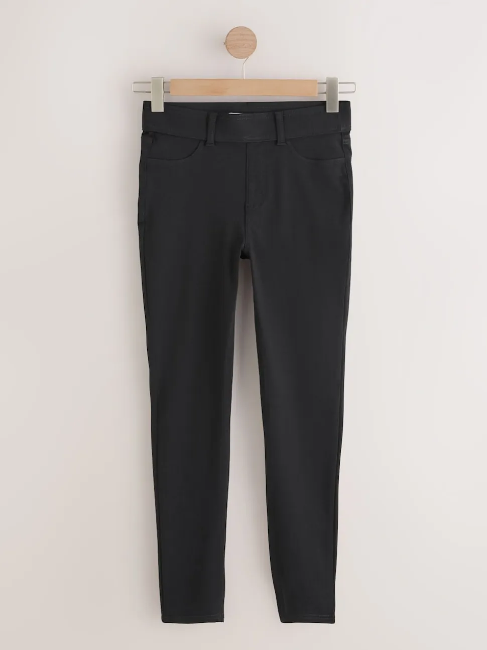 Black/Rinse Blue Full Length Jersey Denim Leggings 2 Pack