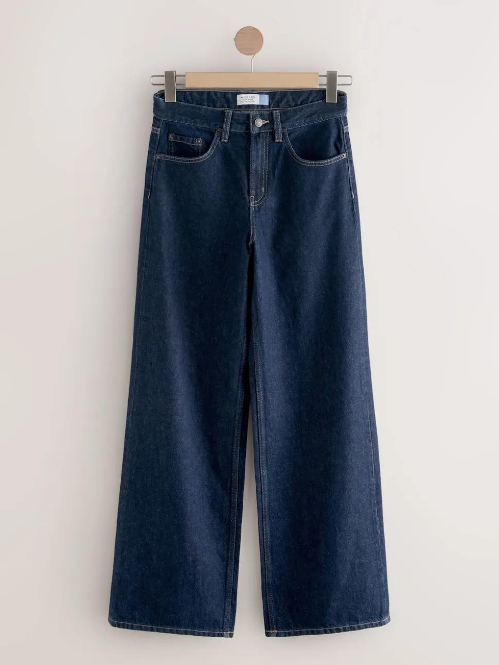 Black/Rinse Blue Wide Leg Jeans 2 Pack