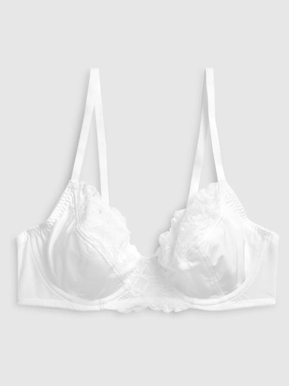 Black/White 2 Pack Non Pad Full Cup Bras