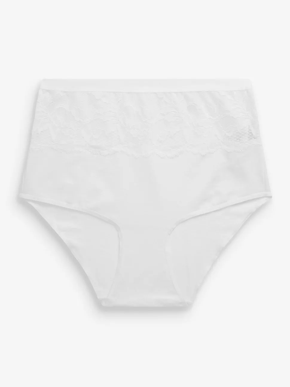 Black/White Cotton Tummy Control Shaping High Waist Knickers 2 Pack