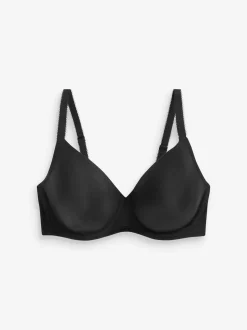 Black/White DD+ Light Pad Full Cup Smoothing T-Shirt Bras 2 Pack