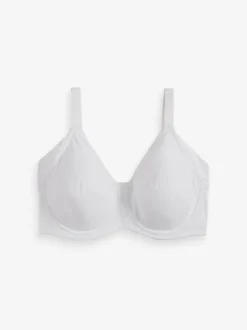 Black/White F-K Cup Under Arm Smoothing Non Pad Wired Minimising Ultimate Comfort Bras 2 Pack