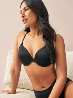 Black/White Full Cup A-E Smoothing Ultimate Comfort Bras 2 Pack