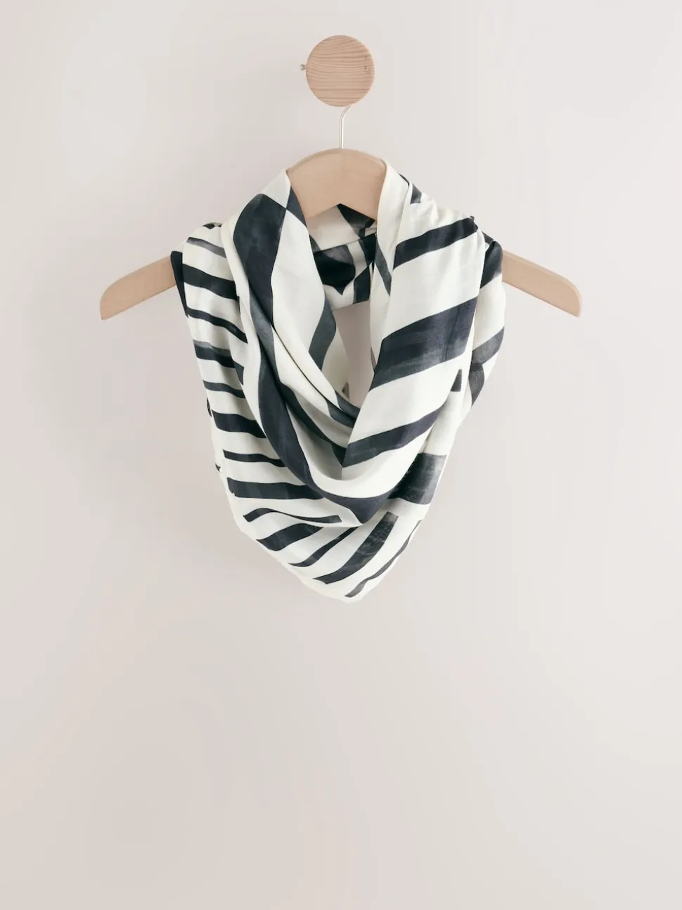 Black/White Geo Square Scarf