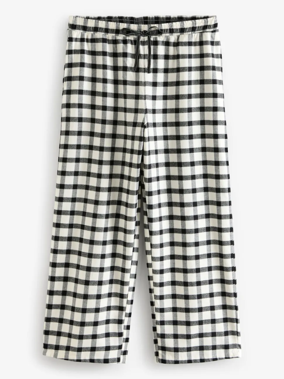 Black/White Short Sleeve 100% Cotton Pyjamas 2 Pack