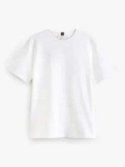 Black/White Short Sleeve Heavyweight T-Shirts 2 Pack