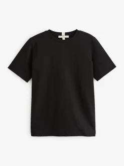 Black/White Short Sleeve Heavyweight T-Shirts 2 Pack