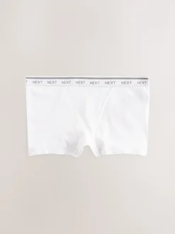 Black/White/Nude Boyshort Cotton Logo Knickers 4 Pack