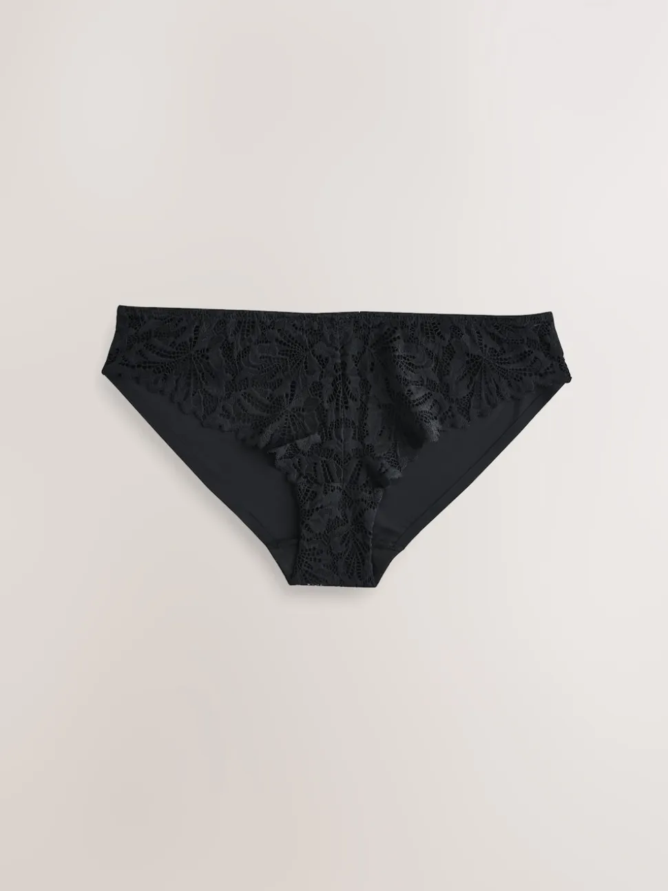 Black/White/Nude Brazilian Lace Front NVPL Knickers 3 Pack