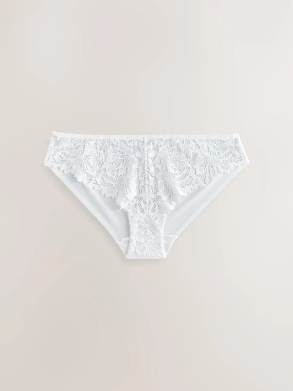 Black/White/Nude Brazilian Lace Front NVPL Knickers 3 Pack