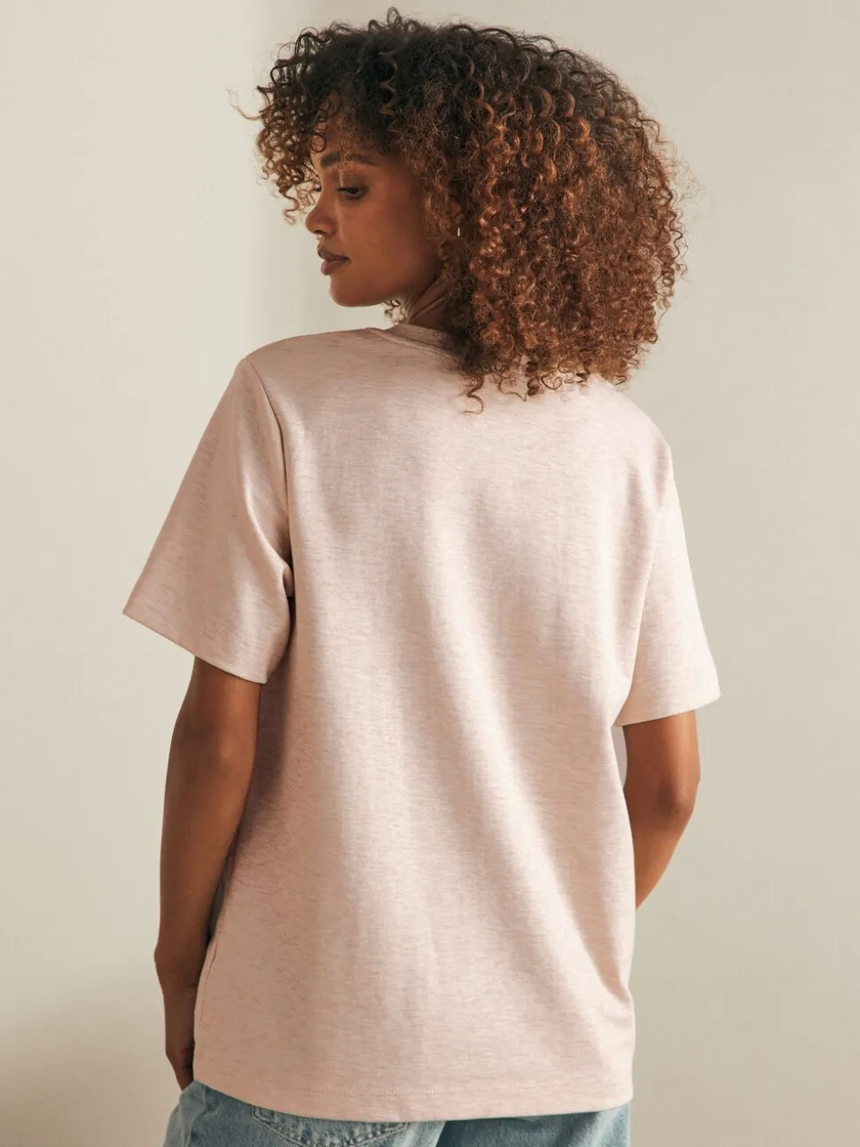Black/White/Nude Heavyweight Basic T-Shirts 3 Pack