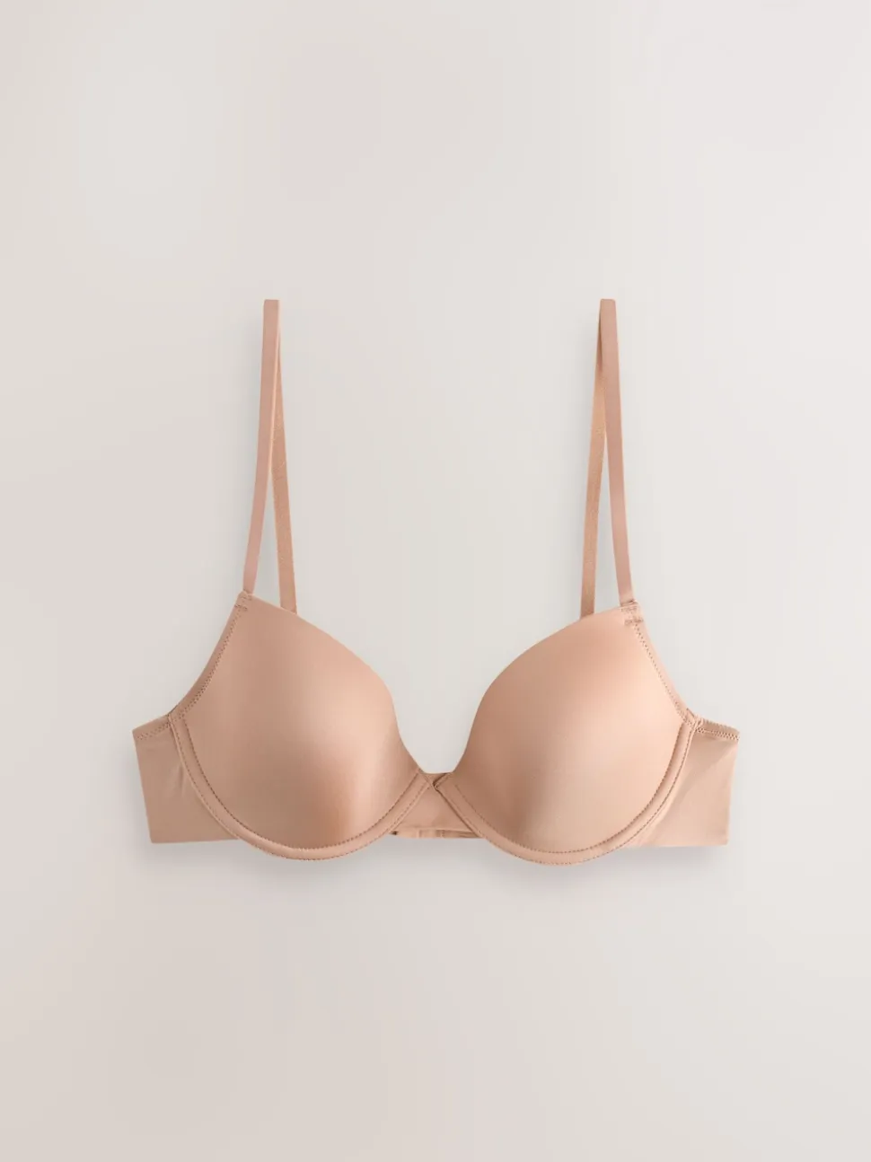 Black/White/Nude Pad Plunge A-E Ultimate Comfort Smoothing T-Shirt Bras 3 Pack