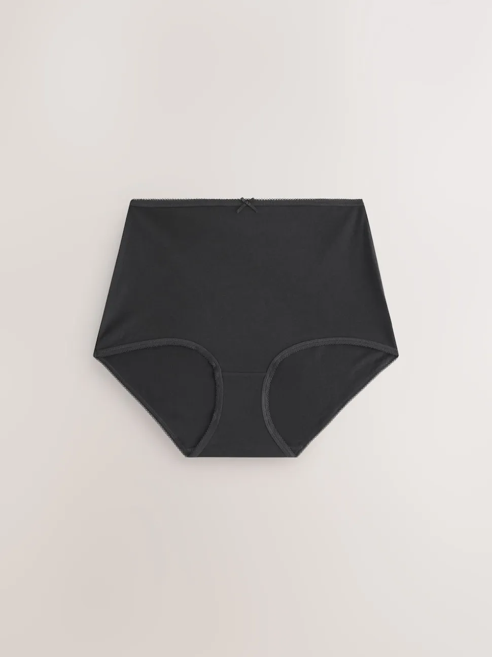 Black/White/Pastel Rose Nude Full Brief Full Briefs Cotton Knickers 10 Pack