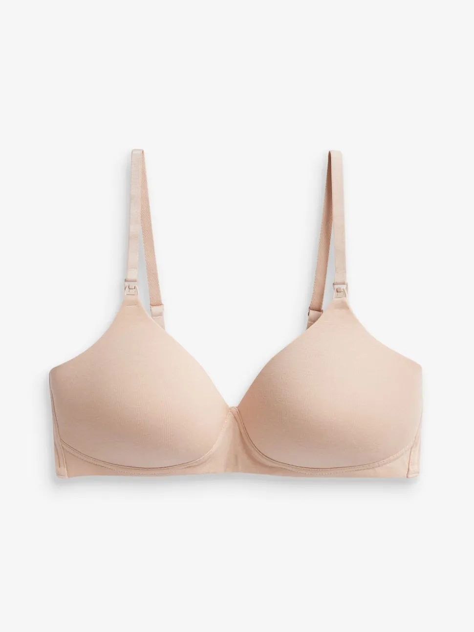 Black/White/Pastel Rose Nude Pad Non Wire B-G Nursing Cotton Blend Ultimate Comfort Bras 3 Pack