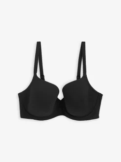Black/White/Pastel Rose Nude Pad Balcony DD+ Cotton Blend Ultimate Comfort Bras 3 Pack