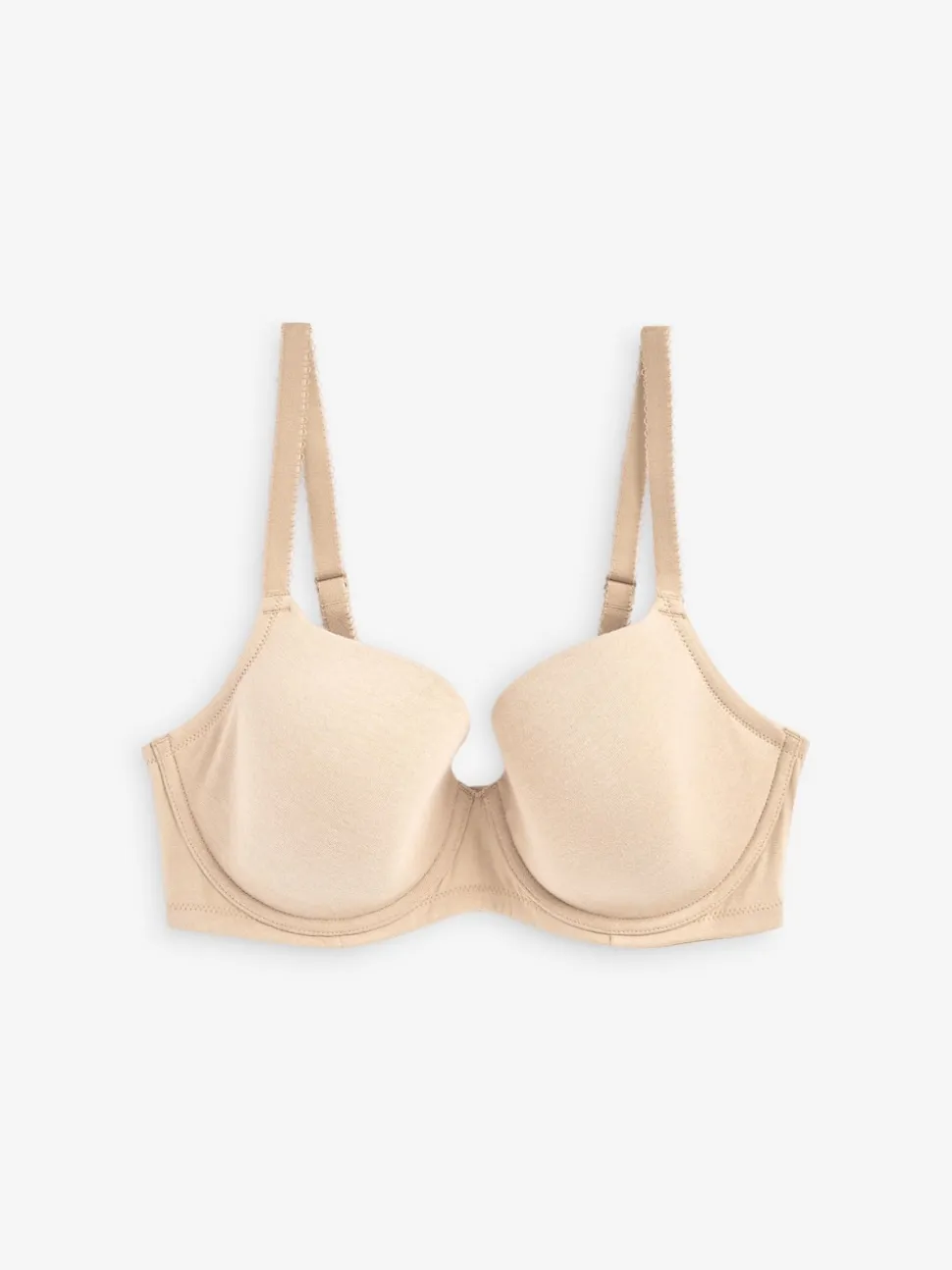 Black/White/Pastel Rose Nude Pad Balcony DD+ Cotton Blend Ultimate Comfort Bras 3 Pack