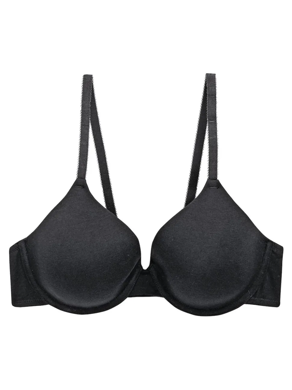 Black/White/Pastel Rose Nude Pad Full Cup Cotton Blend Ultimate Comfort Bras 3 Pack