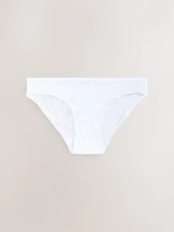 Black/White/Praline Nude Bikini Microfibre Knickers 7 Pack