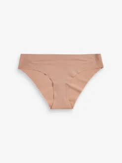 Black/White/Praline Nude Brazilian No VPL Comfort Knickers 3 Pack