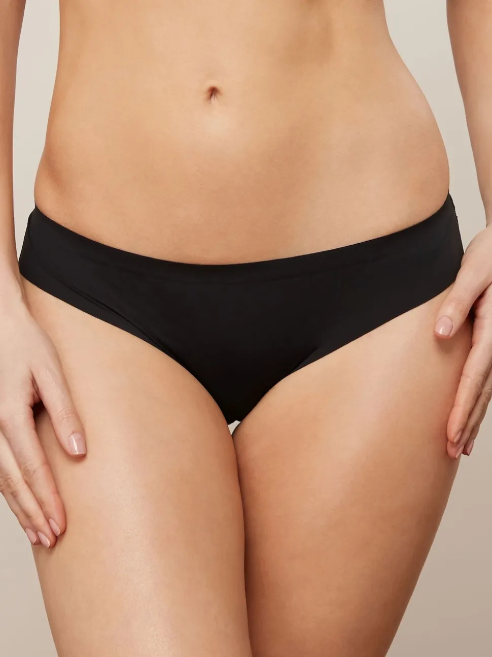 Black/White/Praline Nude Brazilian No VPL Comfort Knickers 3 Pack