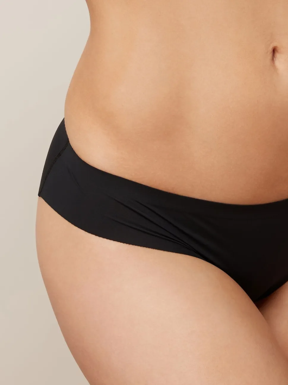Black/White/Praline Nude Brazilian No VPL Comfort Knickers 3 Pack