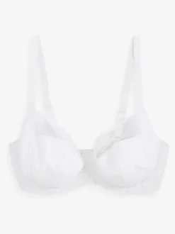 Black/White/Praline Nude DD+ Non Pad Full Cup Bras 3 Pack with Side Support