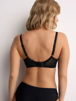 Black/White/Praline Nude DD+ Non Pad Full Cup Bras 3 Pack
