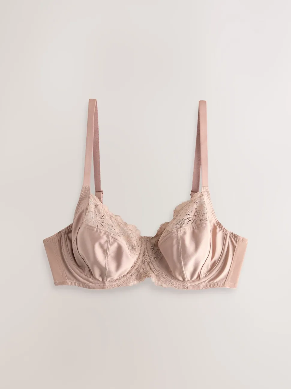 Black/White/Praline Nude DD+ Non Pad Full Cup Bras 3 Pack