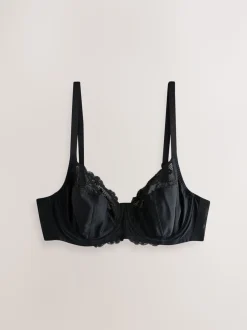 Black/White/Praline Nude DD+ Non Pad Full Cup Bras 3 Pack