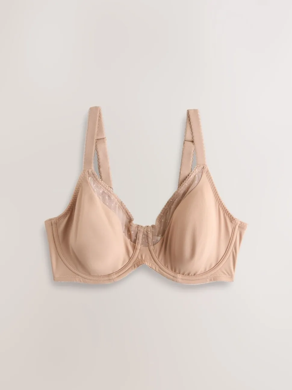 Black/White/Praline Nude DD+ Minimising Full Cup Bras 3 Pack