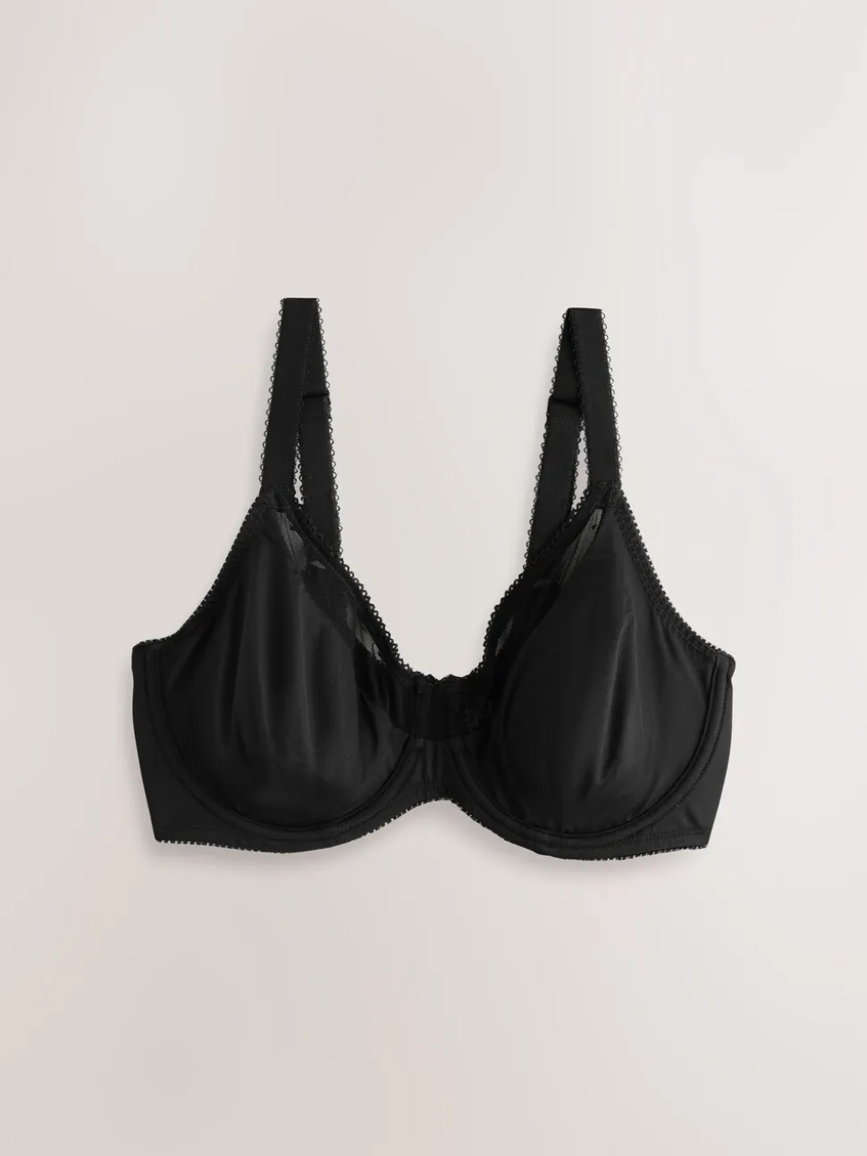 Black/White/Praline Nude DD+ Minimising Full Cup Bras 3 Pack