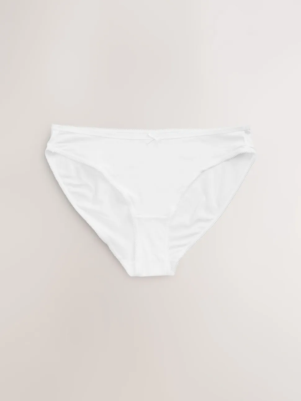 Black/White/Praline Nude High Leg Microfibre Knickers 7 Pack