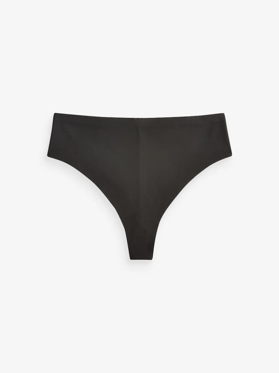 Black/White/Praline Nude High Waisted Thong No VPL Comfort Knickers 3 Pack