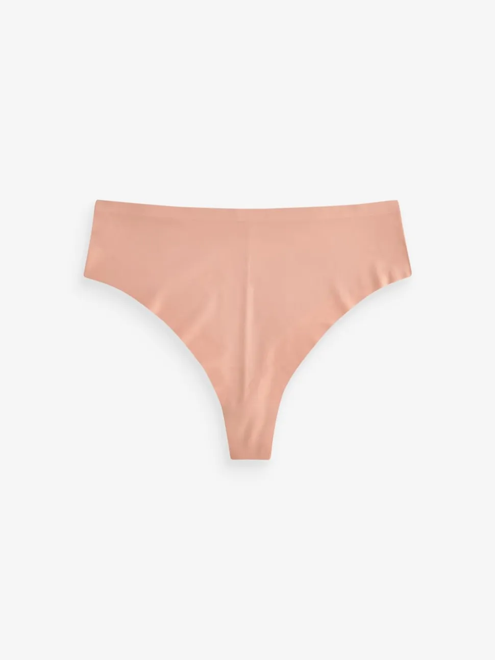 Black/White/Praline Nude High Waisted Thong No VPL Comfort Knickers 3 Pack
