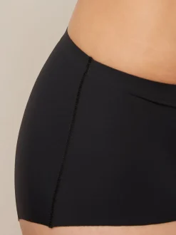 Black/White/Praline Nude Midi No VPL Comfort Knickers 3 Pack